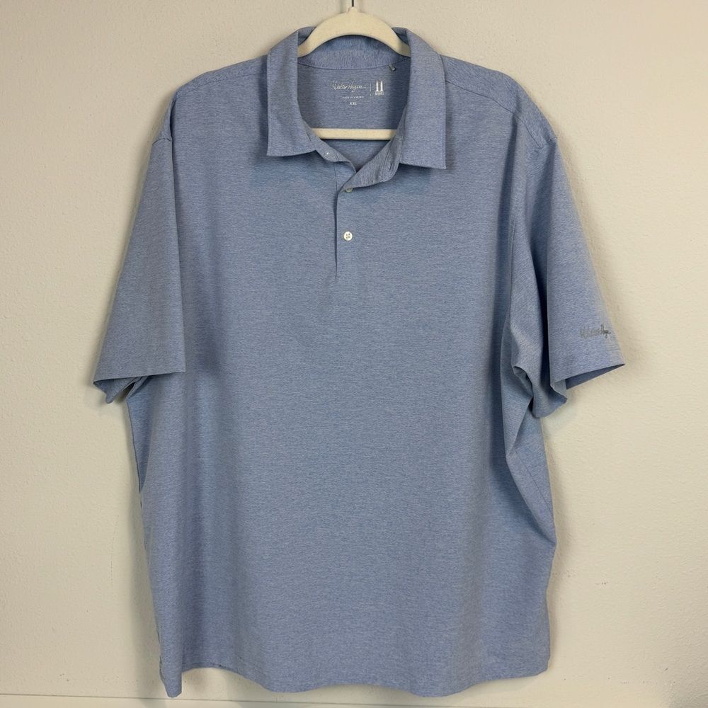 Walter Hagen Blue Short Sleeve Golf Polo Shirt XXL